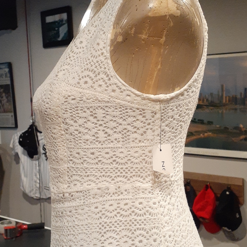NWT Notations White LACEY Lined Dress Petite NWT - Picture 6 of 15